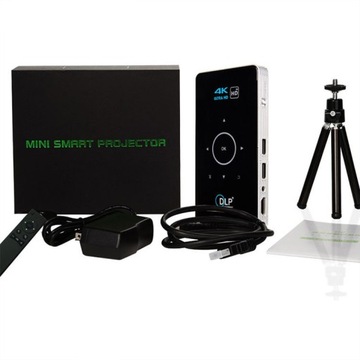 Горячие продажи мини-проектор DLP 4K Android 9.0 WiFi Bluetooth