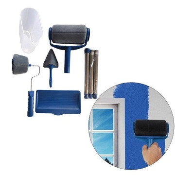 Paint Roller Kit Multifunctional Paint Runner Set Paint Runner Pro 6Pcs