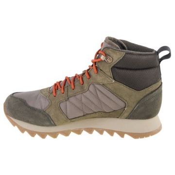 Zielone Zamsz Buty Trekkingowe Merrell r.41,5