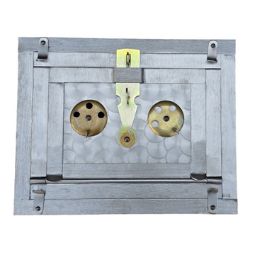 Духовка из черной стали с фланцем для кухни, облицованной кафелем Bradura + растопка