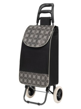 WÓZEK NA ZAKUP zakupowy na dużych kołach 17 cm torba na zakupy