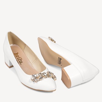 НАСОСОНЫ BRILU BLOCK С ДЕКОРОМ, БЕЛЫЕ 40