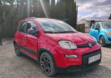 Fiat Panda III Hatchback 5d seria 4 1.0 Hybrid 70KM 2022 Fiat Panda 2022r, SALON POLSKA. 1.0 HYBRID. Uszkodzony. Poobijany. Jezdzi., zdjęcie 2