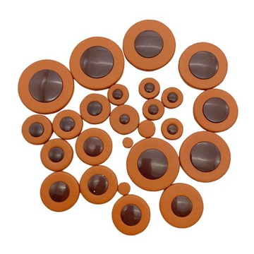 25 кожаных подушечек для саксофона диаметром от 8,5 до 46 мм для аксессуаров для альт-саксофона