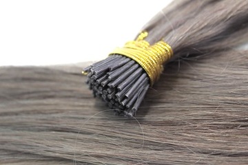 WŁOSY DOCZEPIANE Naturalne PASEMKA 50cm ringi #8