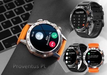 SMARTWATCH ZEGAREK MĘSKI AK52S ROZMOWY SPORT POMIARY SMS MENU PL