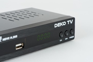 Тюнер-декодер DVBT2 DekoTV PRO2 Наземное телевидение DVB-T2 HEVC H.265 DEKO
