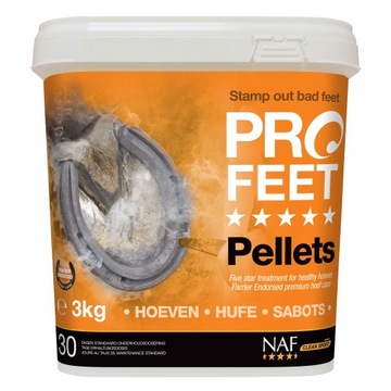 NAF PROFEET PELLETS 3KG na kopyta dla konia