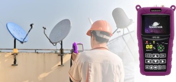 MIERNIK SYGNAŁU SATELITARNEGO DVB-S/S2/C DVB-T/T2 Spacetronik STC-23 COMBO