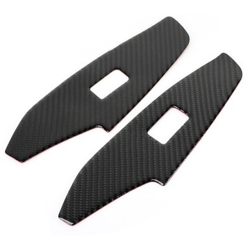4 шт. крышка панели кнопки подъема окна из углеродного волокна