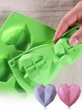 3D СЕРДЦЕ ДЛЯ ШОКОЛАДНОГО МЫЛА ТОРТ