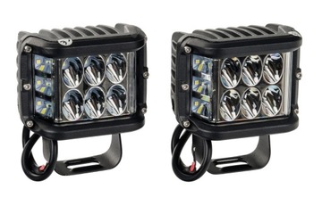 РАБОЧАЯ ЛАМПА 12 ГАЛОГЕННЫХ СВЕТОДИОДОВ 36ВТ НАБОР ИЗ 2 ШТ. ОСВЕЩЕНИЕ ИЗГИБОВ ПОЛЯ