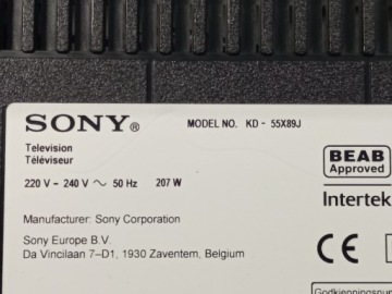 Ножки, стопы, основание от Sony KD-55X89J.