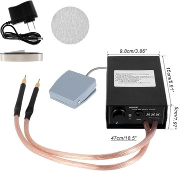 Аппарат точечной сварки с педалью 8000 Вт на аккумуляторе 18650