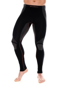Мужское мотоциклетное белье, термоактивные мотоциклетные леггинсы BRUBECK PROTECT - M