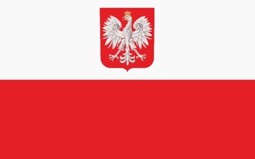 Flaga z Godełem Polski PREMIUM 150x92 cm Polska Flaga Na Maszt Bandera