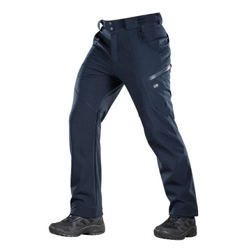 M-Tac spodnie Soft Shell Winter Dark Navy Blue