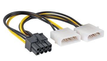 Переключатель питания ATX с 2 светодиодными переходниками