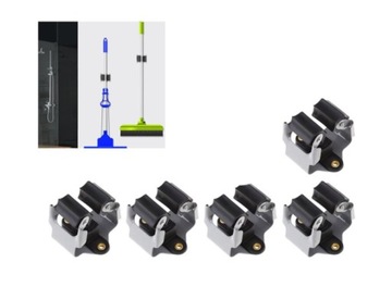 ВЕШАЛКА ДЛЯ ШВАБРЫ, ИНСТРУМЕНТЫ ДЛЯ МЕТЛЫ, РУЧКА 7 ШТ.