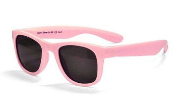 Okulary Przeciwsłoneczne Dziecięce Real Shades Surf - Dusty Rose różowe 7+