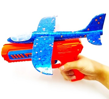 НАБОР ПУСКОВОГО ПИСТОЛЕТА СО СВЕТОДИОДНОЙ ПЕНОЙ ПОДАРОК ​​ДЛЯ САМОЛЕТА