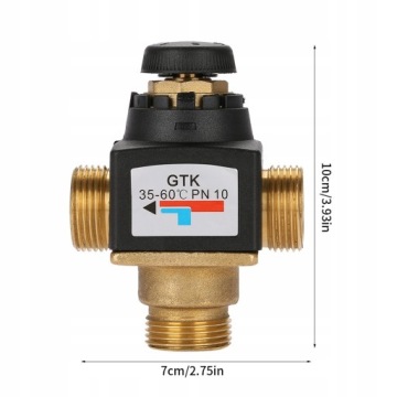 ТЕРМОСТАТИЧЕСКИЙ СМЕСИТЕЛЬНЫЙ КЛАПАН DN20 G3/4''