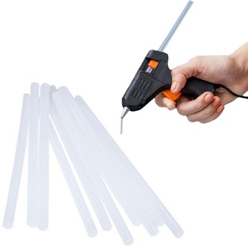 6X KLEJ DO PISTOLETU NA GORĄCO WKŁADY 200 x 11 MM