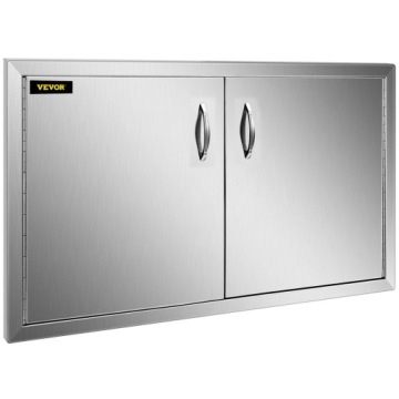 VEVOR Кухонная дверь Нержавеющая сталь 83,8x55,8 см
