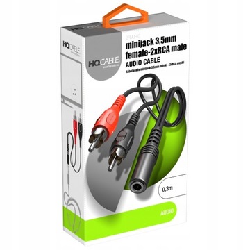 Аудиокабель HQCABLE 2RMJF-03 0,3 м