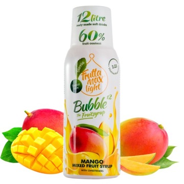 Syrop do wody koncentrat Fruttamax 500 ml MANGO LIGHT