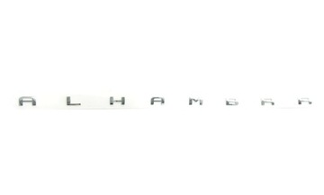 ZNACZEK EMBLEMAT NAPIS CHROM SEAT ALHAMBRA