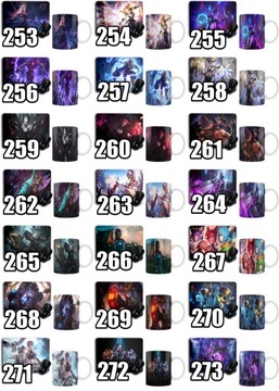 ZESTAW DLA GRACZY KUBEK + PODKŁADKA POD MYSZ ROBLOX WYBÓR GRAFIK