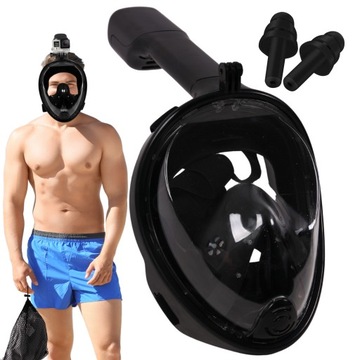 Полнолицевая маска для подводного плавания L/XL для плавания, дайвинга и подводного плавания.