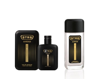 STR8 AHEAD ZESTAW 2cz WODA EDT 50ml + DEO DNS 85ml