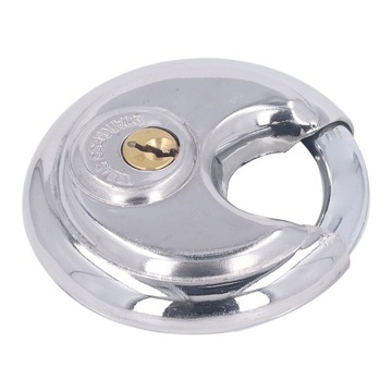 36 шт., навесной замок из нержавеющей стали 201, дисковый замок 70 мм с фитингом