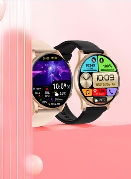 SMARTWATCH ZEGAREK DAMSKI POLSKIE MENU ROZMOWY CIŚNIENIE PULS SPORT AMOLED