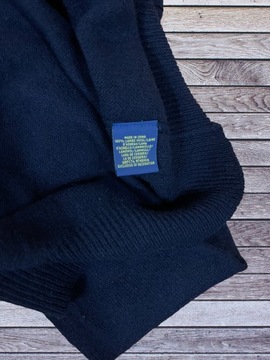 Polo Ralph Lauren roz. XXL męski granatowy sweter wełniany