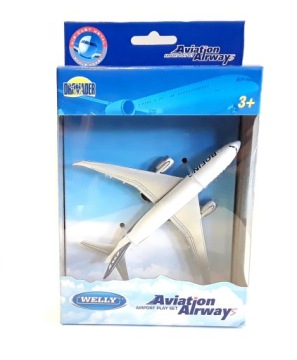 BOEING 787 літак пасажирський металева модель WELLY