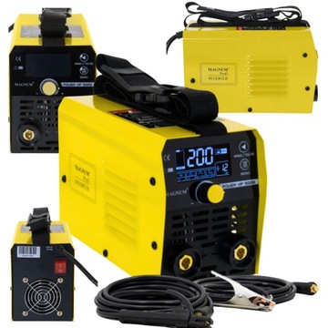 MAGNUM - SPAWARKA INWERTOROWA, MMA, POWER VIP 5000, SYNERGIA LCD + UCHWYTY.