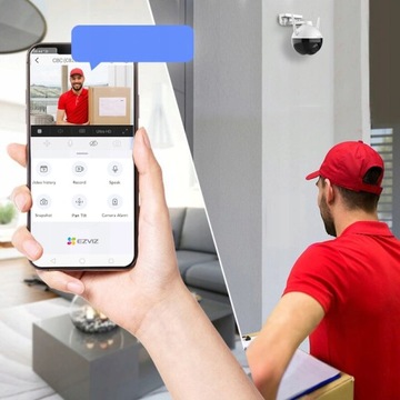 IP SWOTARY CAMERA WiFi наружное обнаружение + 64 ГБ