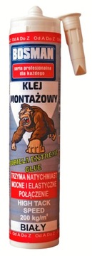 Klej montażowy Gorilla Bosman Mamut do wszystkiego extra mocny Mamut