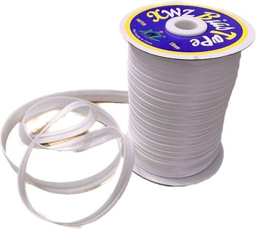 BIAŁA LAMÓWKA 20mm DO FIRAN ATŁASOWA- 100MB/SZPULa