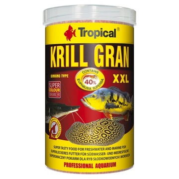 Tropical Krill Gran XXL Pokarm dla mięsożernych ryb akwariowych 1000ml