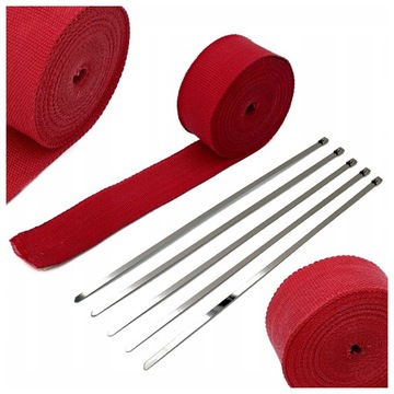 BANDAŻ TERMICZNY NA KOLEKTOR 5M CZERWONY