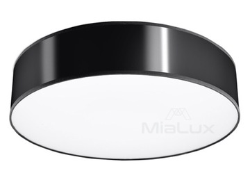 Plafon DUMSTER 45 Czarna Lampa Sufitowa Oprawa LED