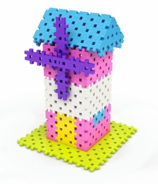 Вафли Meli Basic Box 500 РОЗОВЫЕ кубики