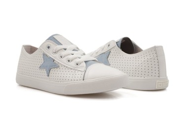 trampki Big Star eko-skóra Ażur sportowe Sneakersy