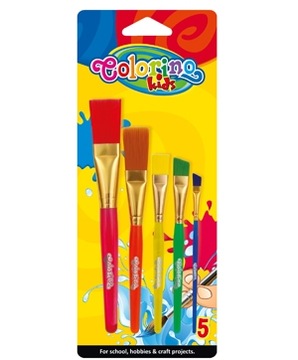 Pędzelki akrylowe Colorino 5 sztuk