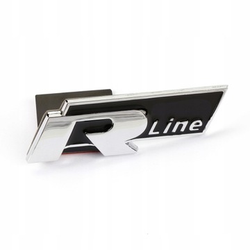 ЭМБЛЕМА спереди GRI сзади металл RLINE R LINE VW x2