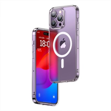 MCDODO ПРОЗРАЧНЫЙ МАГНИТНЫЙ УСИЛЕННЫЙ КОРПУС ДЛЯ MAGSAFE IPHONE 15 PLUS